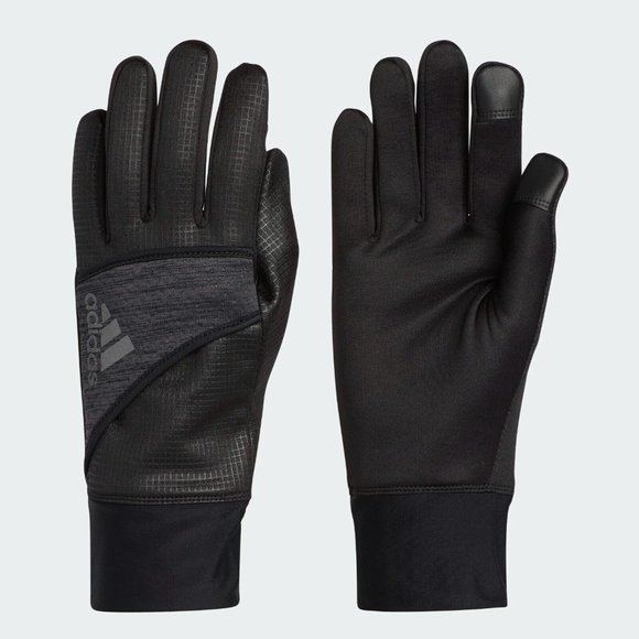 adidas Men's Cold.Rdy Touchscreen Conductivity Point Dash Gloves Black L/XL - Picture 1 of 10